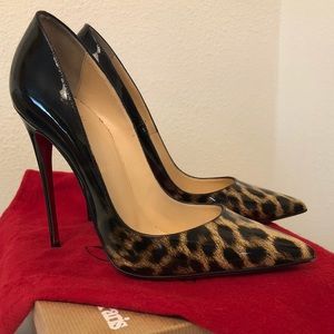 Christian Louboutin So Kate Leopard Pump
